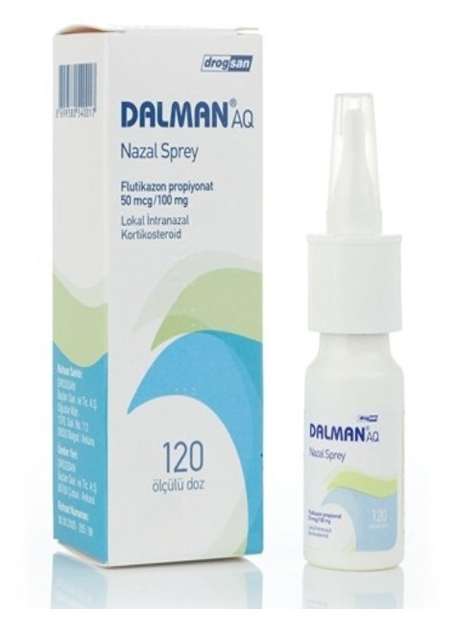 Dalman AQ 50Mcg Nasal Spray 120 Doses | Allergy Relief Nasal Spray for Nasal Congestion & Sneezing - Image 2