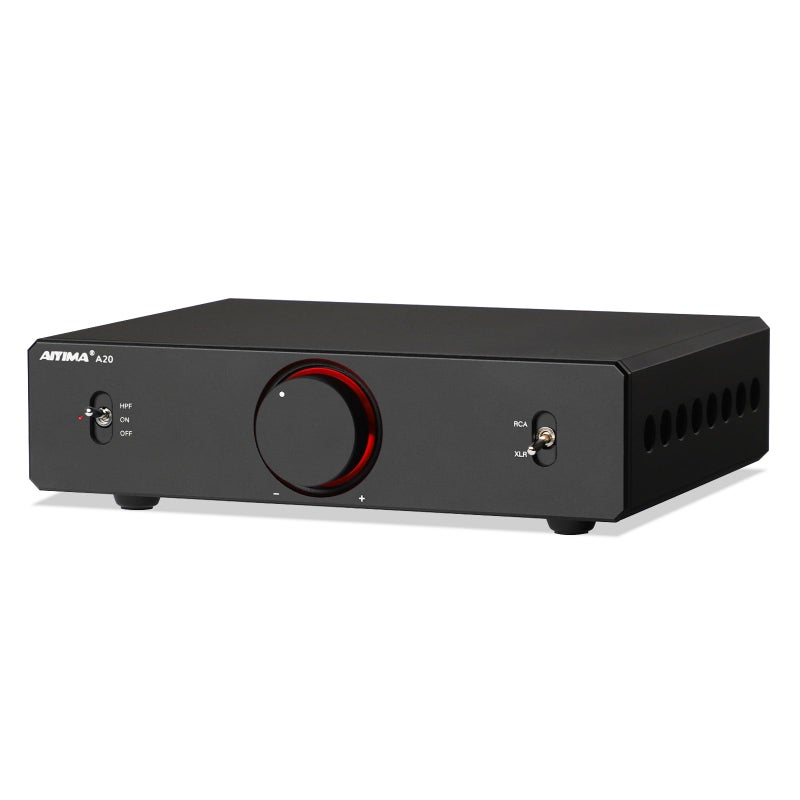 AIYIMA A20 21 Channel Power Amplifier300Wx2 HiFi Fully Balanced Stereo Amp with Adjustable HPFSub OutPFFBTPA3255 Class D AmpXLRRCA Inputs12V TriggerBypass Functions - Image 2