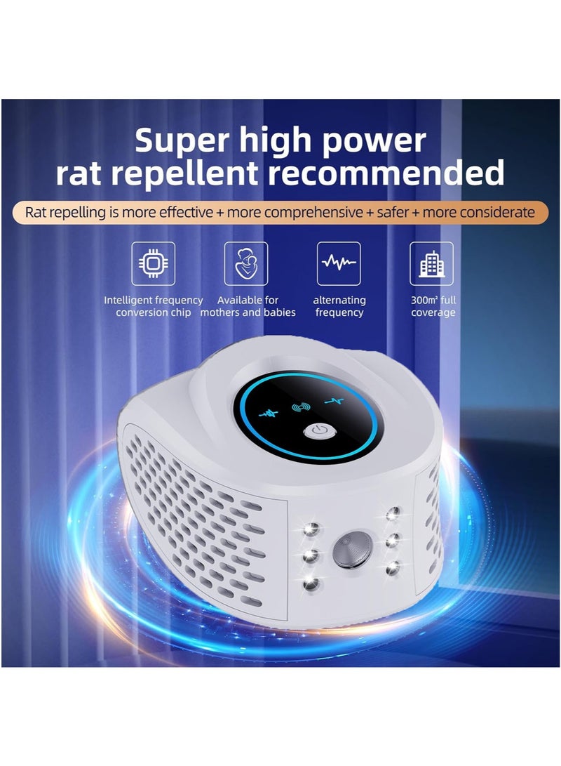 MarlaMall Ultrasonic Pest Repeller, Mouse Repellent Indoor Ultrasonic Plug In, Insect Rodent Repellent For House, Pest Defense For Bugs Roaches Insects Spiders Mice Mosquitoes Flies Cockroach (White) - Image 3