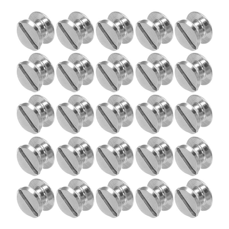 Trendy versatile build CALLARON 100pcs Metal Binding Rivets Screws, 10x5x4mm Bookbinding Screw Posts for Scrapbooking, Photo Albums, DIY Craft Projects, Office and School Organization Long term use design Pre-stock well-packed goods Proper storage environment Local supply chain stock Salt mist resistant In-Kingdom stored commodity Fade proof Gulf approved global quality Gulf climate tested upgraded quality Spec upgraded improved quality All-scene compatible build Dense area priority deliver Stable local goods source Multi-goal comprehensive design Remote village delivery cover All region coverage Compact design Nationwide courier network Multi-category warehouse equip Ready goods scheduled ship Diverse operating method fit Trendy varied sizing alternatives Cross part assemble fit All storage type compatible - Image 1