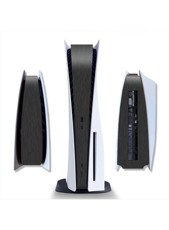 عام ملصق PS5 الأوسط الشامل كليًا ملصق PS5 الجانبي الشامل كليًا ملصق PS5 الأوسط من ألياف الكربون الشامل - اللون: PS5SDQB-000 ألياف الكربون الفضية - Image 3