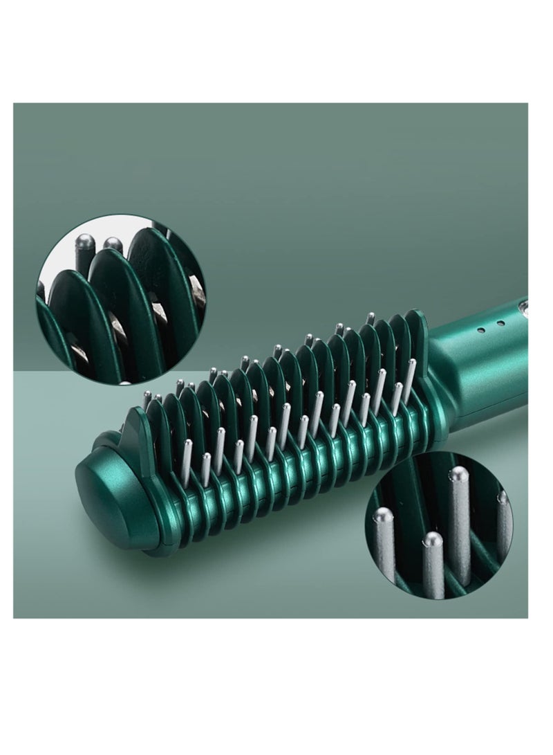 SOLARAE Cordless Straightener Brush, Portable Hair Straightener Cordless, USB Rechargeable Electric Hair Straightener Brush, Evenly Fast Heating,Anti-Scald, Mini and Lightweight for on-The-go - Image 3