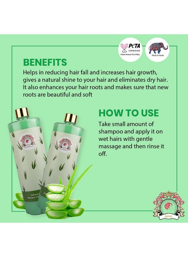 Indrani Cosmetics Indrani Alovera Shampoo With Conditioner For Women To Reduce Hair Fall Promote Hair Growth Control Dandruff 1 Litre - Image 5