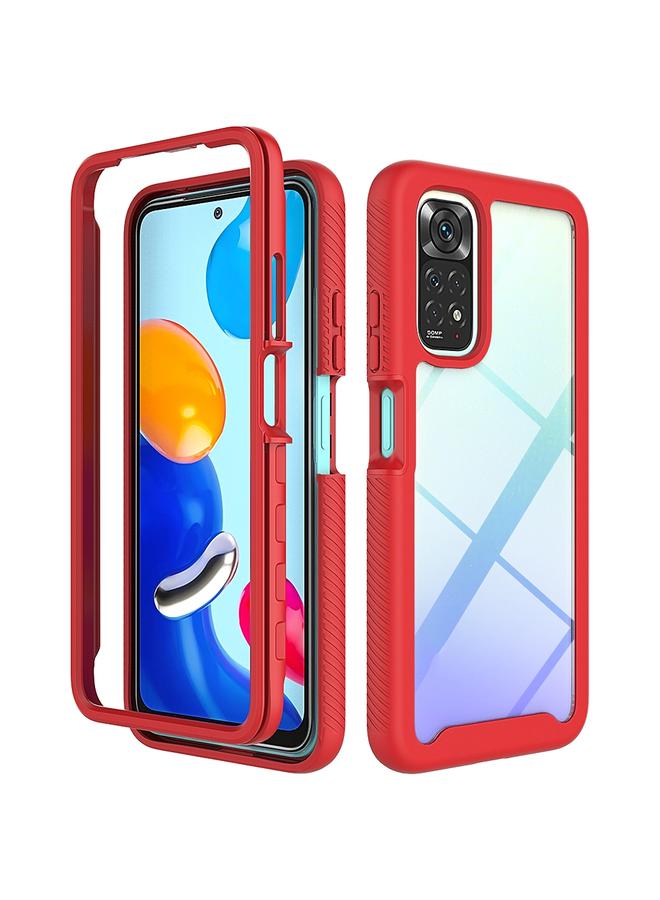 Case For Xiaomi Redmi Note 11 Global / Note 11S Starry Sky Solid Color Series PC + TPU Phone Case