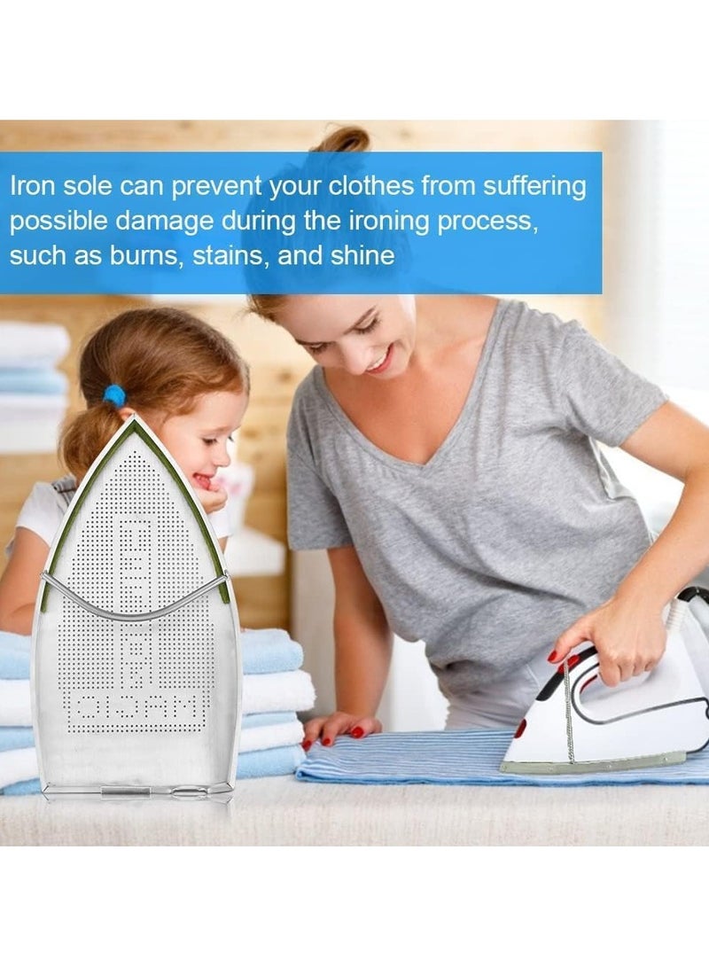 Iron Cover, Non Stick Iron Shoe, Aluminum Ironing Cover Aid Board, Teflon Magic Iron Plate Cover, Fits Most Irons, Protect Your Clothes Fabric and Your Iron  - Image 2
