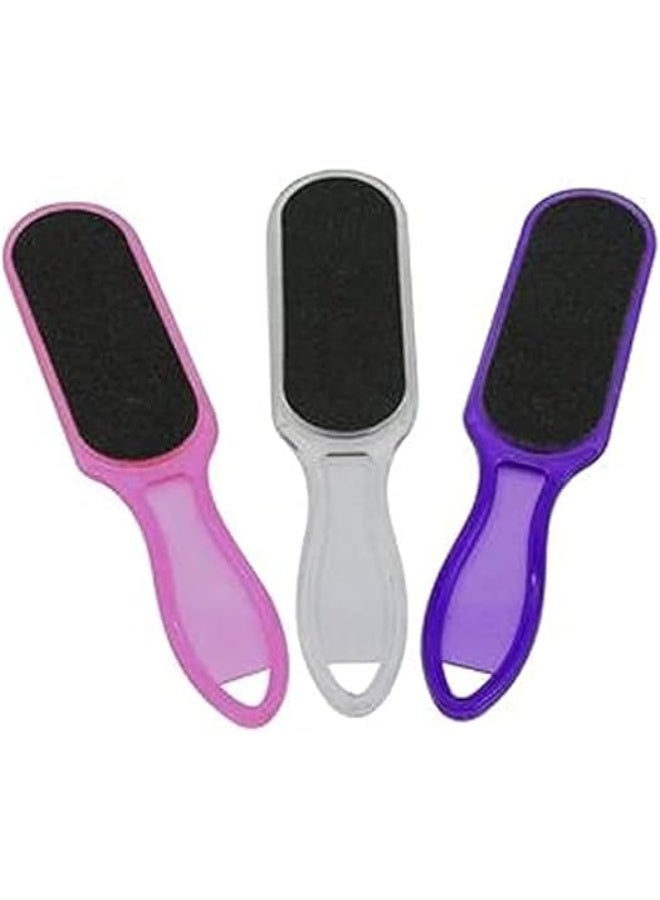 Foot File for Dead Skin and Cracked Heels with Comfortable Handle Reusable Foot Care Tool - Effective Foot Care Tool and Callus Remover for Men & Women – Perfect for Pedicure and Soft Exfoliation-color may vary - Image 1