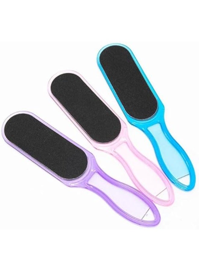 Foot File for Dead Skin and Cracked Heels with Comfortable Handle Reusable Foot Care Tool - Effective Foot Care Tool and Callus Remover for Men & Women – Perfect for Pedicure and Soft Exfoliation-color may vary - Image 3