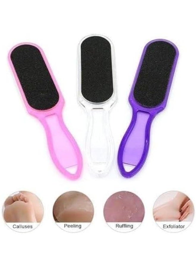 Foot File for Dead Skin and Cracked Heels with Comfortable Handle Reusable Foot Care Tool - Effective Foot Care Tool and Callus Remover for Men & Women – Perfect for Pedicure and Soft Exfoliation-color may vary - Image 4