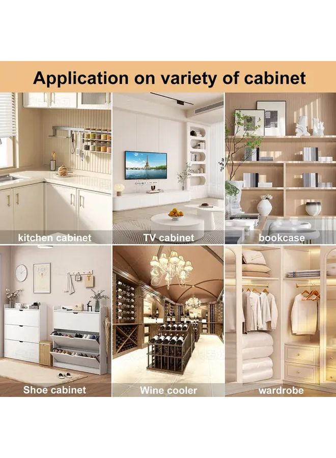 Black L Shaped Shelf Support Pegs 15pcs Heavy Duty Metal Cabinet Brackets - Image 4