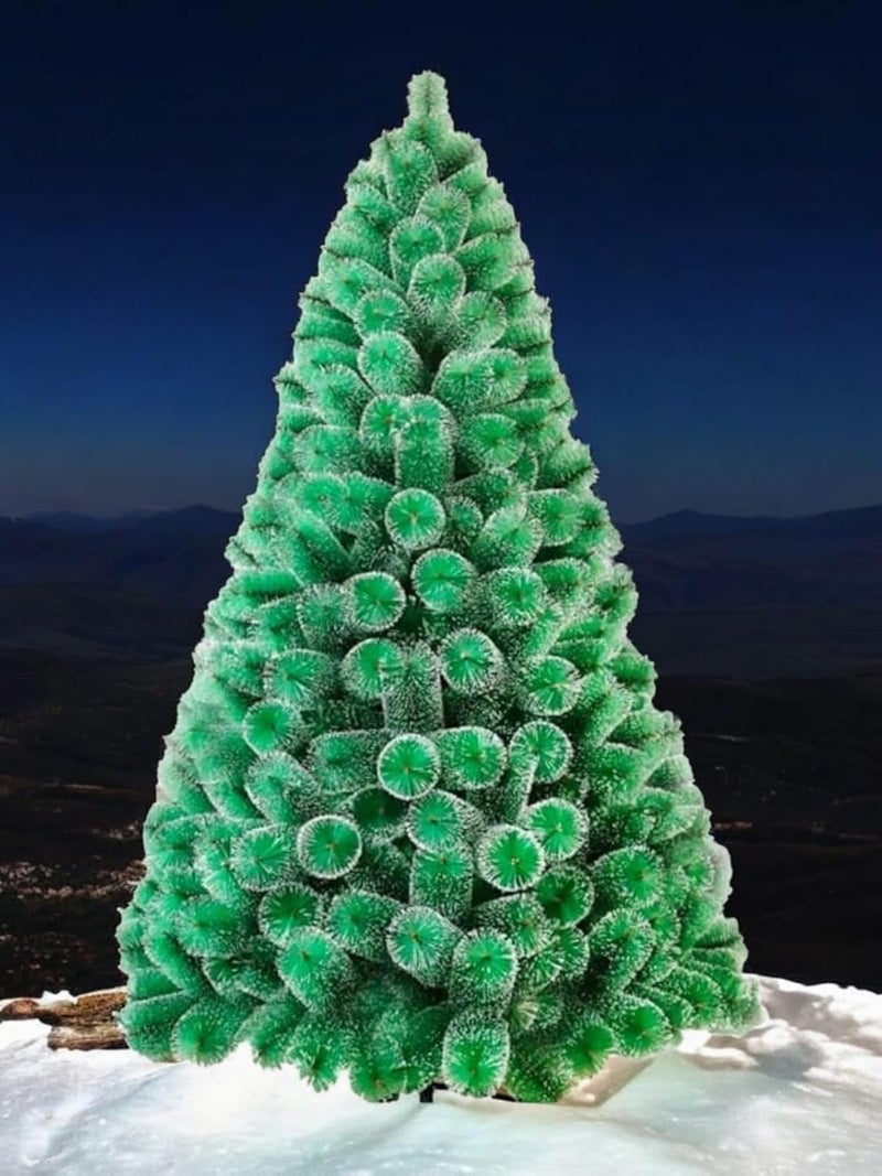 Suninow Pine Christmas Tree Merry Christmas Tree Christmas Tree Gifts Items Christmas Decoration Christmas Decorations Christmas Gifts Christmas Decoration Items for Home 5ft snowpine - Image 1