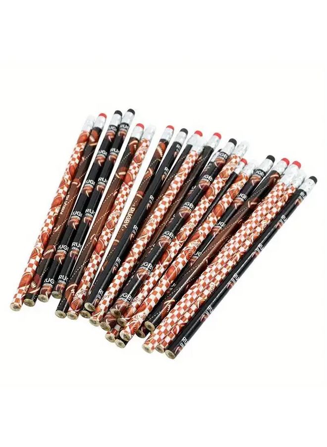 12 Sports Themed HB Pencils Baseball Football Party Favors Birthday Gifts A05 - Image 4
