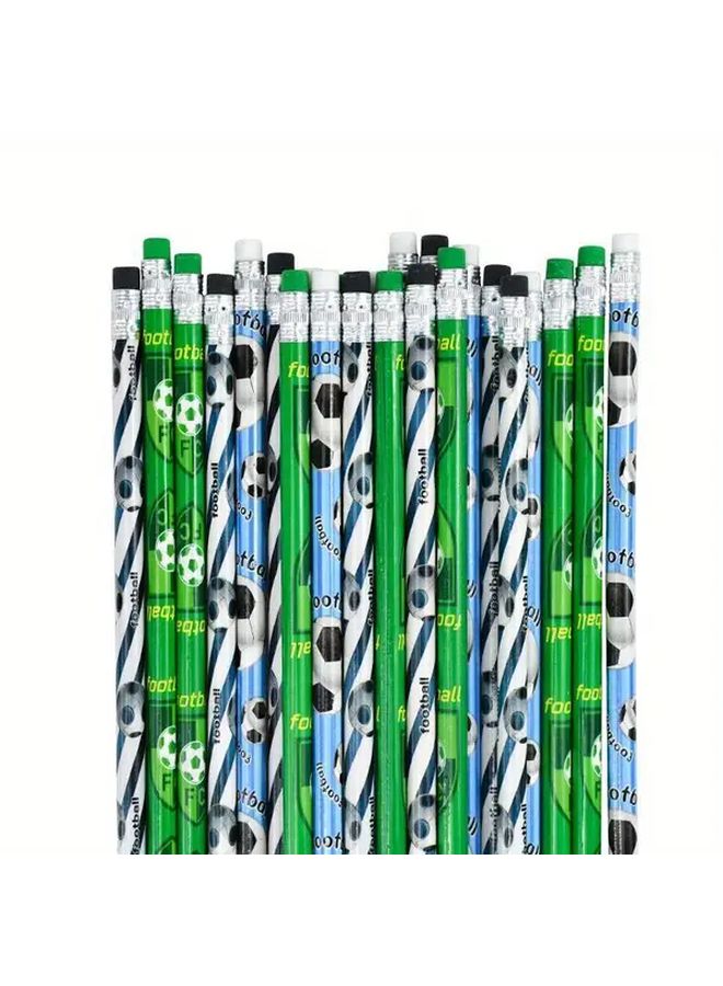 12 Sports Themed HB Pencils Baseball Football Party Favors Birthday Gifts A05 - Image 2