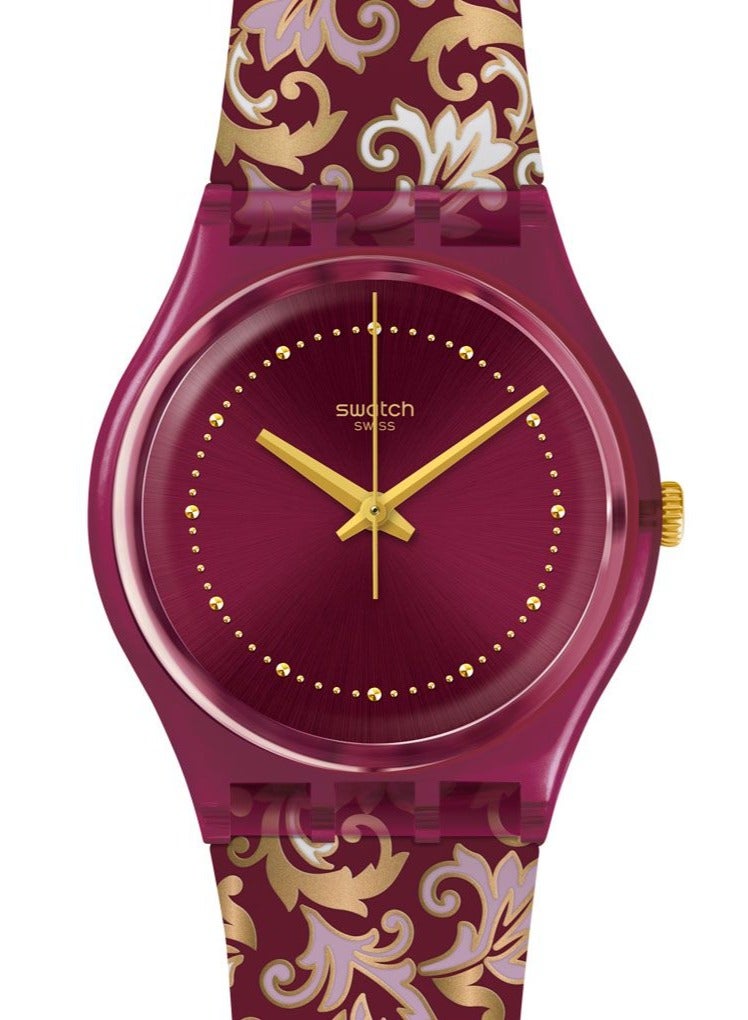 Swatch Unisex Damask Quartz Movement Water Resistant Wrist Watch - 44 Mm - Image 1