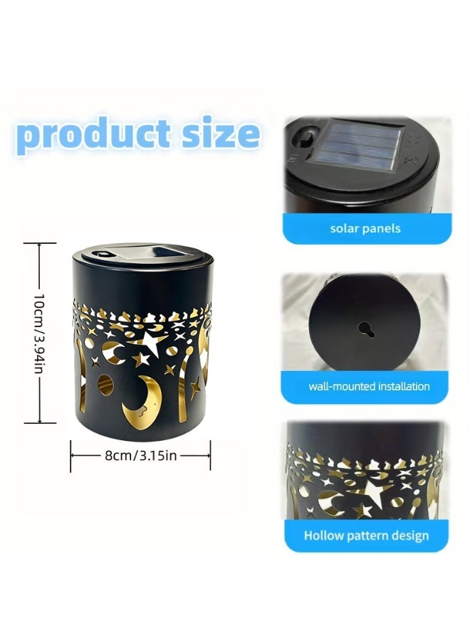 Solar Butterfly Pattern Wall Light Outdoor Garden Decoration Waterproof Sconce - Image 4