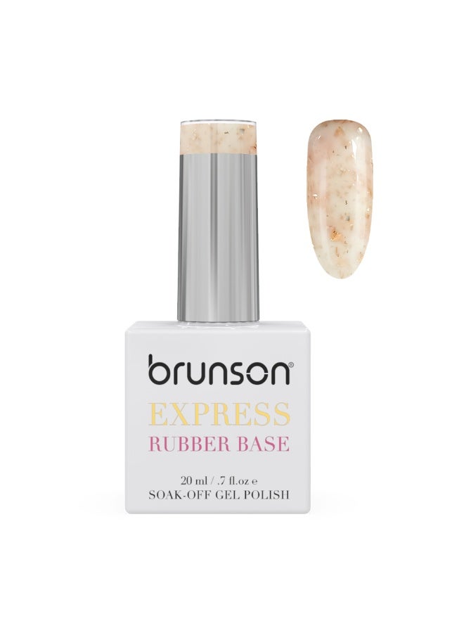 brunson Rubber Base Gel Nail Polish 20Ml - French Rubber Base Coat Long-Lasting, Durable And Chip-Resistant Nail Strengthener Gel Nail Polish Base Coat For Manicure And Pedicure