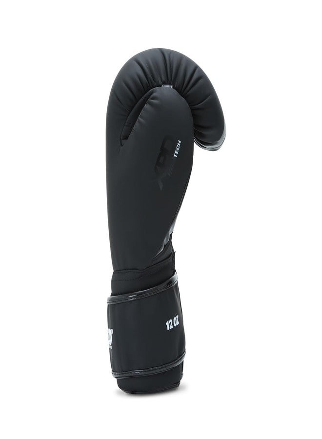 Xpeed Premium Matt PU Boxing Gloves || Soft and Comfortable || Mixed Martial Arts || Training Gloves || Bag Gloves- Black (Pair of 1) (16oz) - Image 3