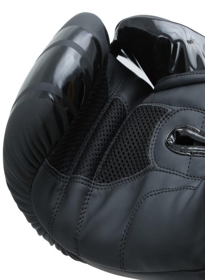 Xpeed Premium Matt PU Boxing Gloves || Soft and Comfortable || Mixed Martial Arts || Training Gloves || Bag Gloves- Black (Pair of 1) (16oz) - Image 4