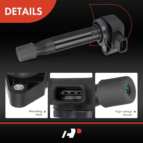 A-Premium Engine Ignition Coil Pack Compatible with Honda Accord 2000-2003, Odyssey 1999-2010 & Acura CL 2001-2003, RL 2005-2008, TL 1999-2008, 3.0L 3.2L 3.5L, 6-PC Set - Image 5