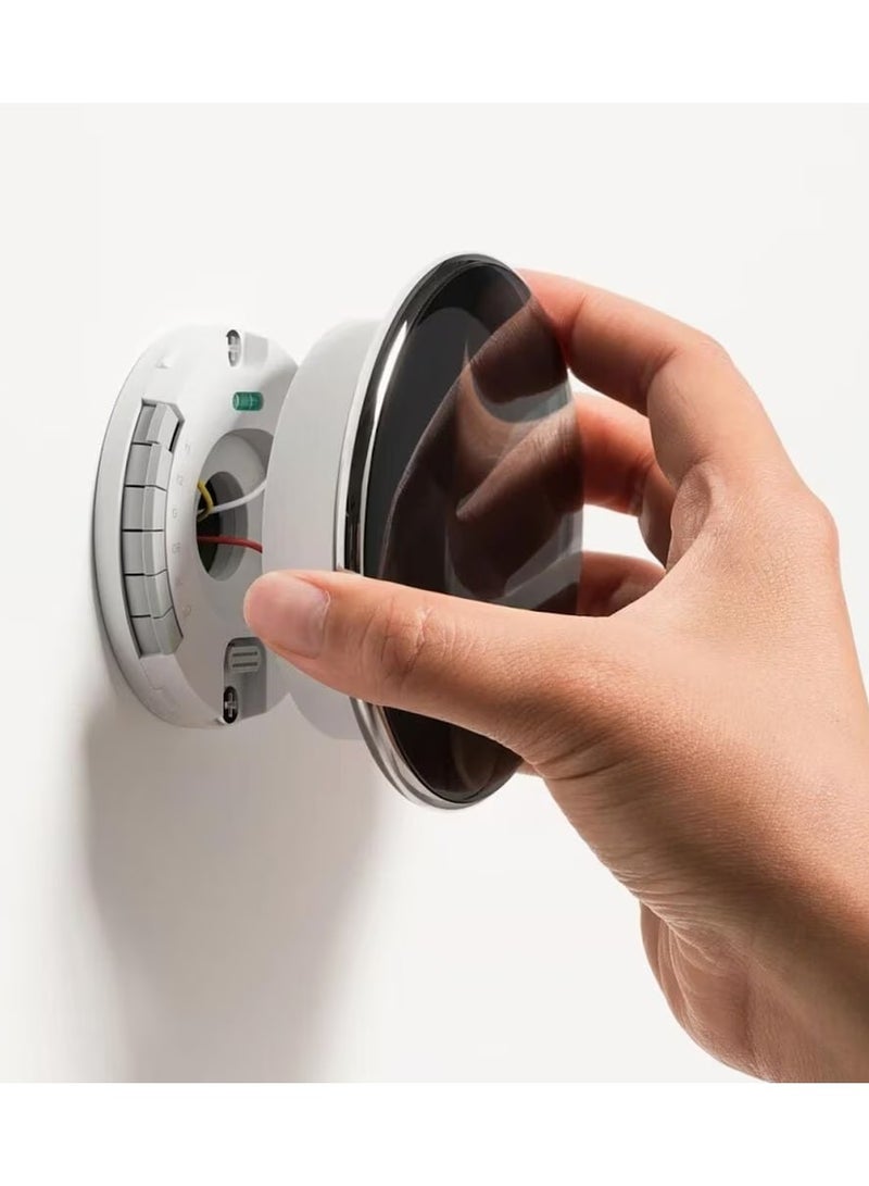 Nest Google Nest 4th Gen Smart Learning Thermostat with Temperature Sensor (Polish Silver) - Image 3