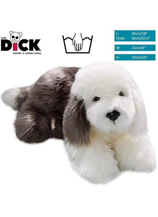 Carl Dick - Carl Dick Bobtail, Old English Sheepdog 17 inches, 45cm, Plush Toy, Soft Toy, Stuffed Animal 3435 - Image 1