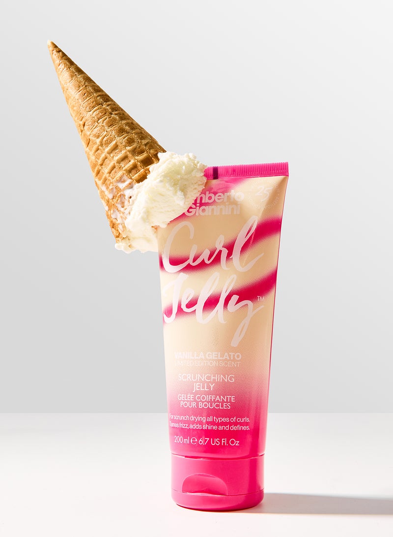 Umberto Giannini جيل تجعيد الشعر الأصلي لتعريف التجاعيد بدون تجاعيد - يوفر ثباتًا مرنًا ويعزز نمط التجعيد الطبيعي (200 مل) - Image 4