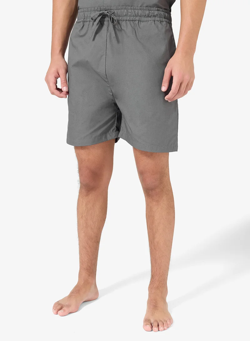 Seventy Five  Nightwear Shirt & Shorts Set for Men | Best Price UAE