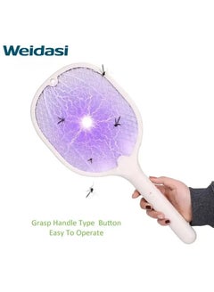 WEIDASI Rechargeable Mosquito Bat Zapper with USB Cable and Stand  - Image 5