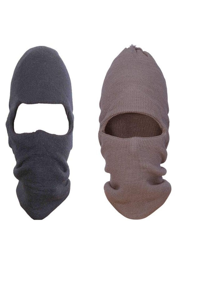 VAGMI Men's Woollen Monkey Cap (Grey, Free Size)- Pack of 2 - Image 2