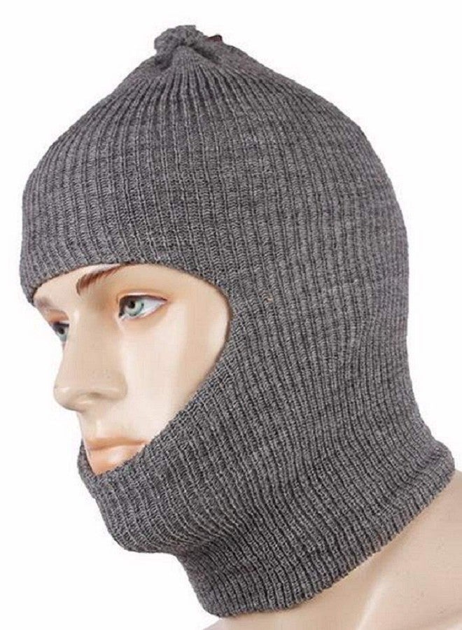 VAGMI Men's Woollen Monkey Cap (Grey, Free Size)- Pack of 2 - Image 3