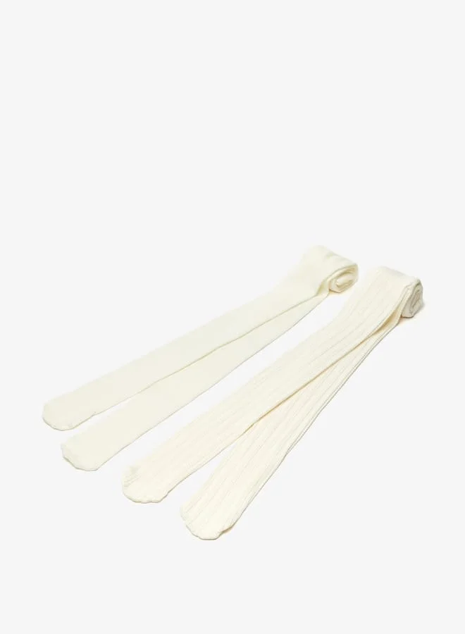 ليتل ميسي جوارب متنوعة للبنات - طقم من قطعتين