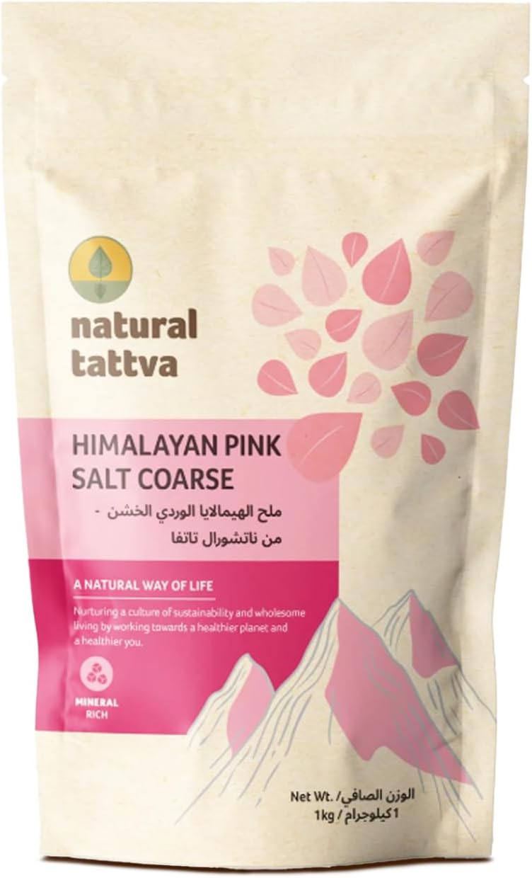 Natural Tattva Himalayan Pink Salt Coarse - 1 kg - Image 1