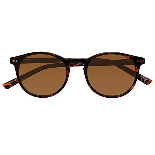 PRIVÉ REVAUX Prive Revaux The Maestro Classic Round Sunglasses – Handcrafted, Polarized,100% UV Protection – For Men & Women – Havana - Image 2