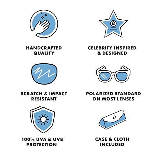 PRIVÉ REVAUX Prive Revaux The Maestro Classic Round Sunglasses – Handcrafted, Polarized,100% UV Protection – For Men & Women – Havana - Image 5