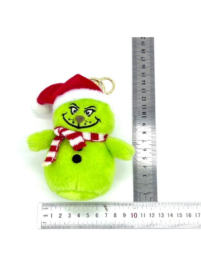 xozgdovg Grinch Plush Toy - Festive Christmas Stuffed Animal Gift - Green Haired Grinch Doll  - Image 2