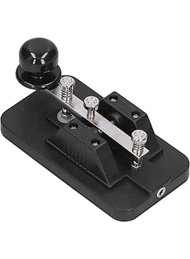 Morse Code Practice Key Buzzer Manual CW Signal Trainer ABS Iron Easy Installation - Image 1