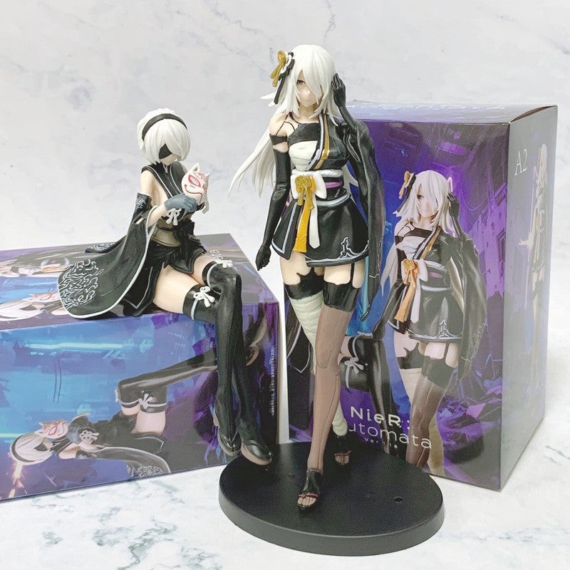 NieR:Automata Yorha 2B A2 Sitting Figure Model - Image 1