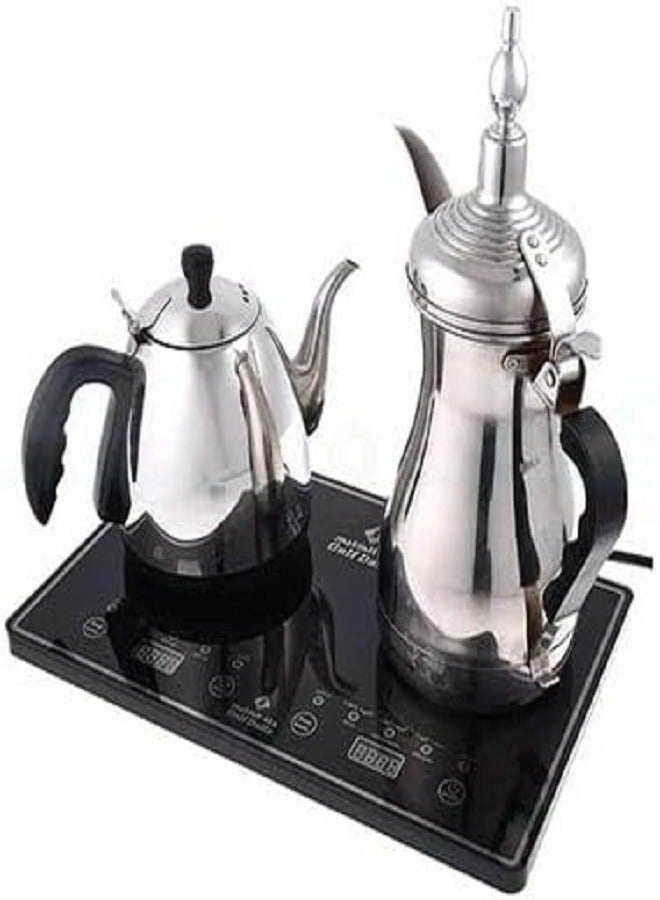 Dallah Al Khaleej set, Arabic coffee and tea maker, capacity 1000 ml and power 1600 watts - Image 2