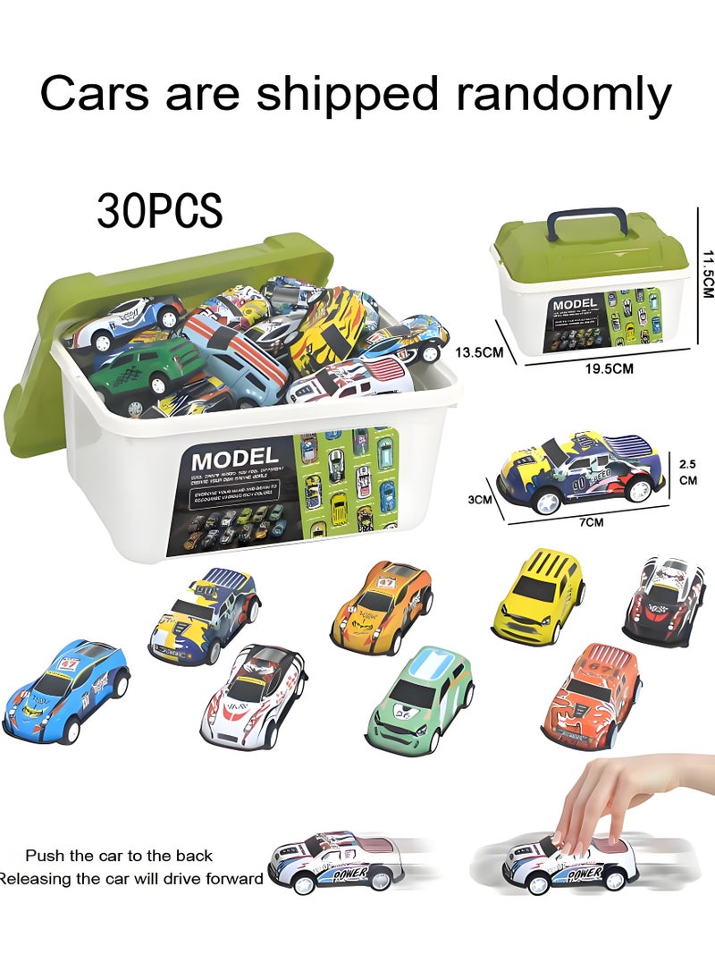 30 Pcs Pull Back Cars for Kids Mini Car Toys with Storage Box Birthday and Party Gifts for Boys and Girls - pzsku/ZB92F5DB509A95BC91A84Z/45/_/1740016432/a160d254-9e61-4eb8-a092-cfaf69059edc