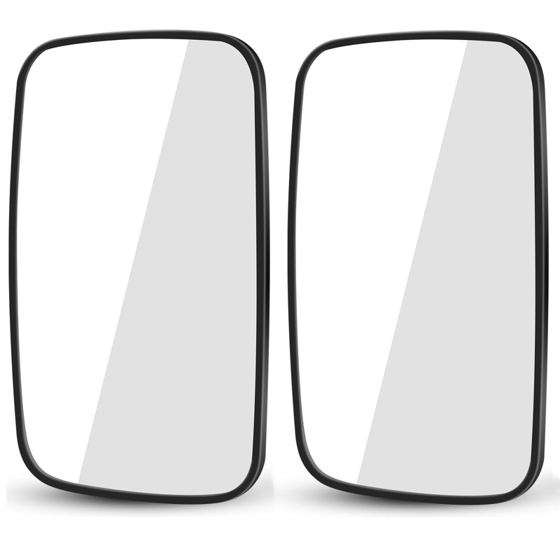 NWpangu 2PCS Forklift Rear View Mirrors 9 Inch Wide View Tractor Mirror Improve Safety in Warehouse Operations Convex Mirror for Truck, Lorry, Excavator, Side View Mirrors - Image 1