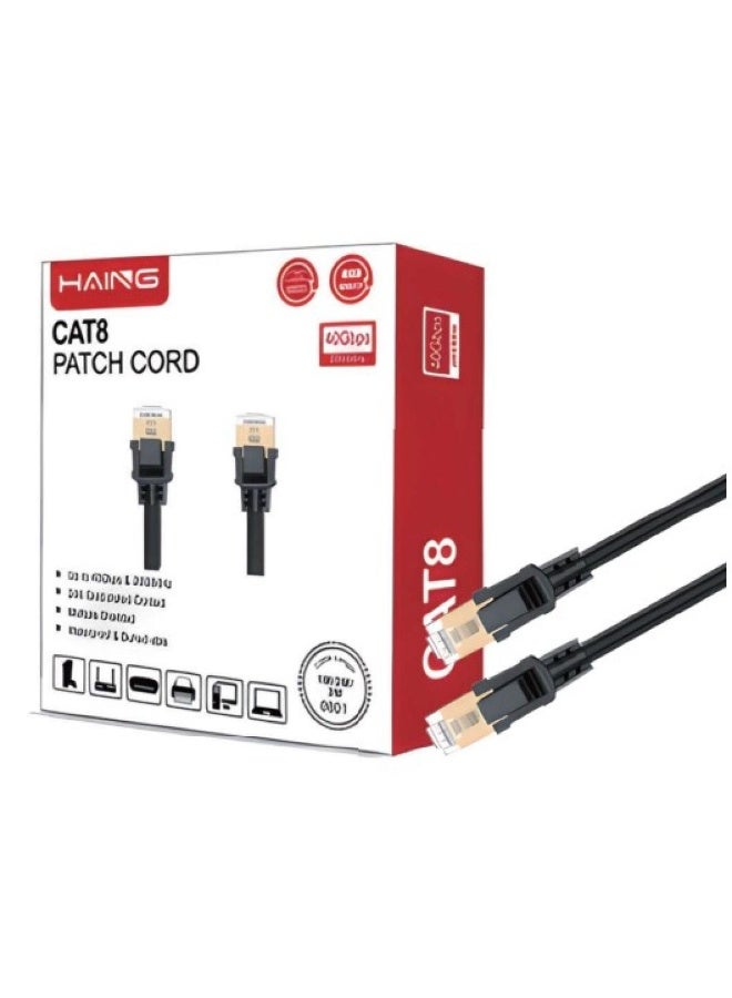 Haing High Quality Cat8 Ethernet Cable Network Cable - 1m - Image 2