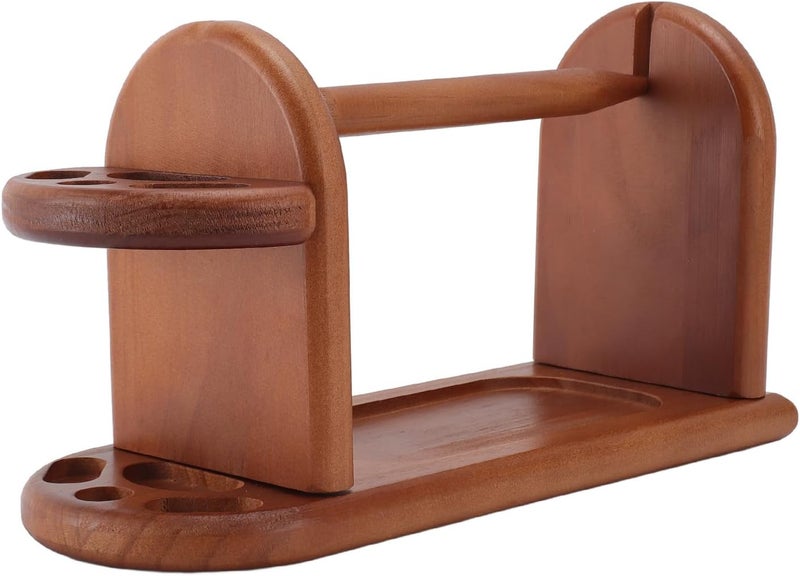 Wooden Yarn Ball Holder, Multipurpose Handcrafted Wood Yarn Winder for Knitting and Crocheting, Anti - Tipping Spindle Design with Solid Pine Base for Smooth Yarn Feeding - Image 5