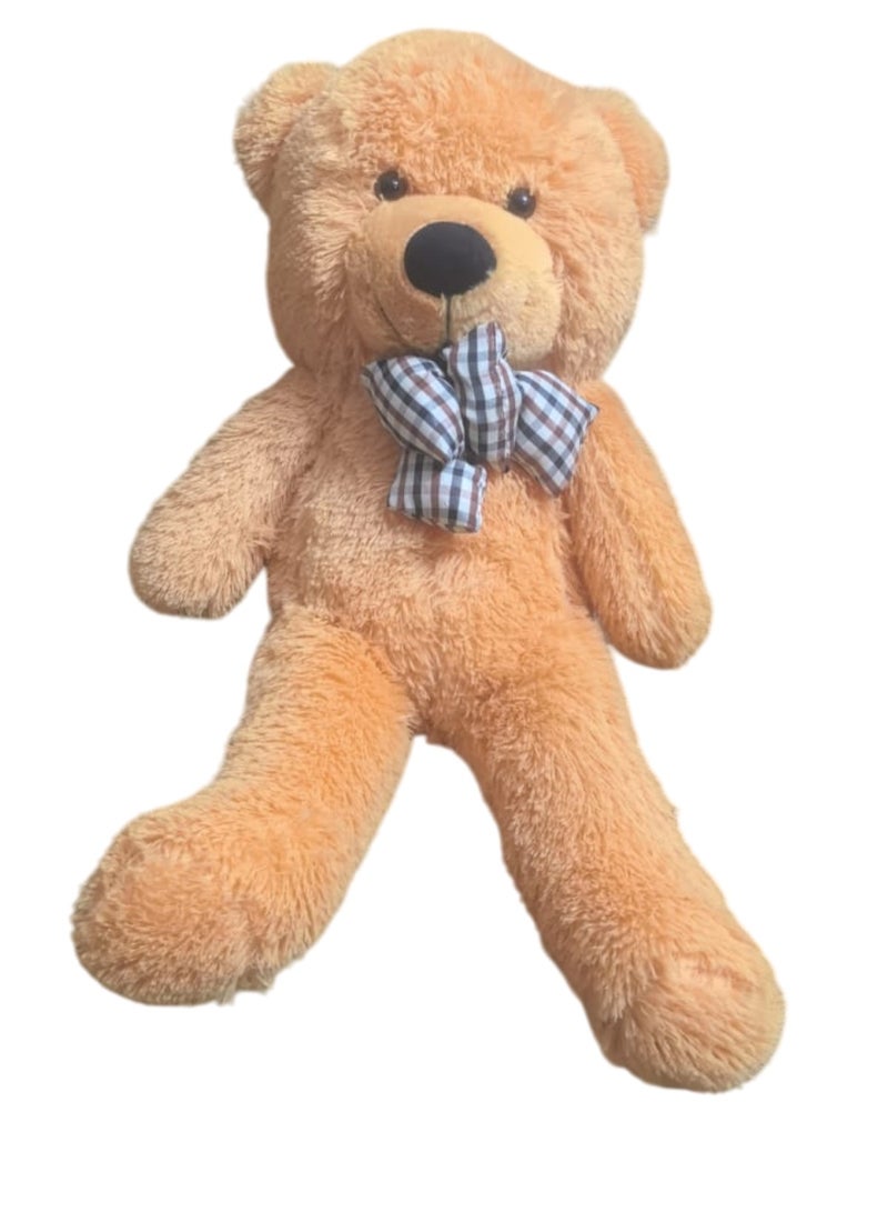 Huitich Brown Teddy Bear Style with Ribbon 60cm 0.8kg - Image 1