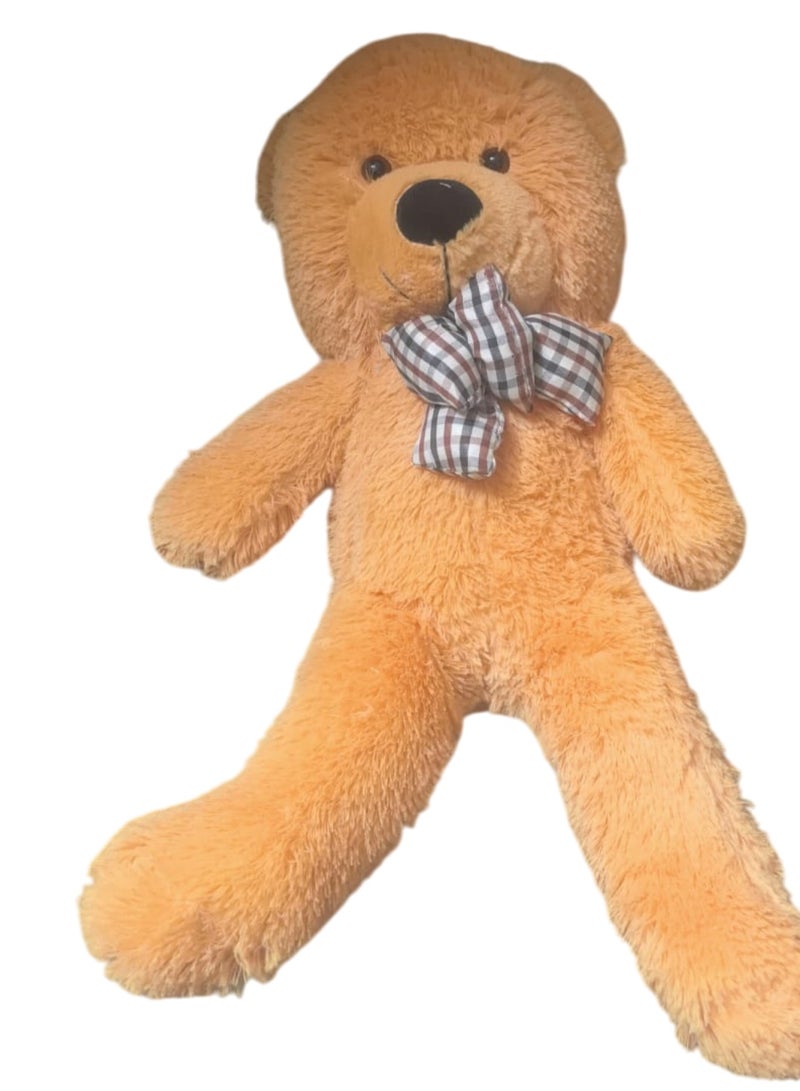 Huitich Brown Teddy Bear Style with Ribbon 60cm 0.8kg - Image 2