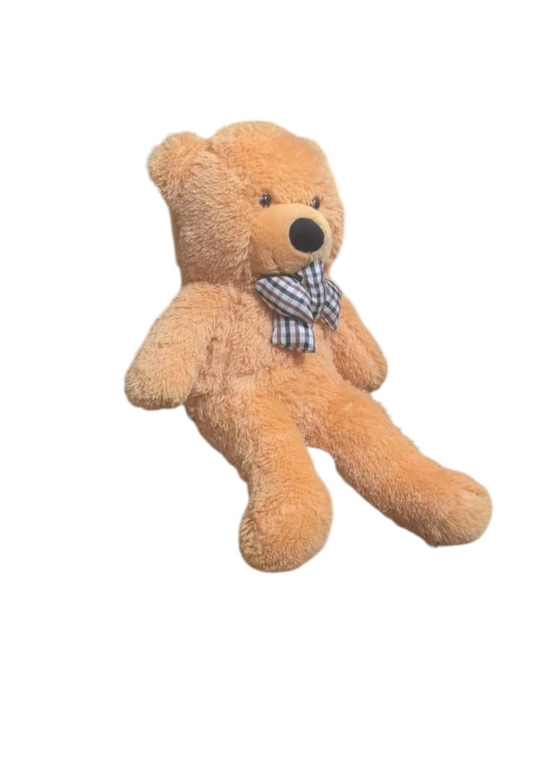 Huitich Brown Teddy Bear Style with Ribbon 60cm 0.8kg - Image 4