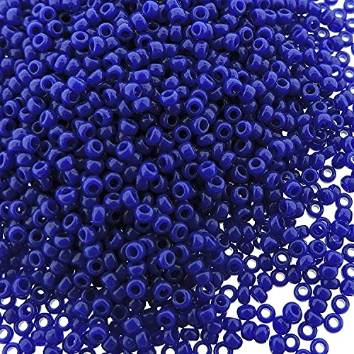 Miyuki Round Seed Bead Size 15/0 8.2g Opaque Dk Blue - Image 4