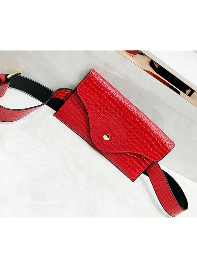 NIBEMINENT Retro Style Waistpack Red  - Image 2