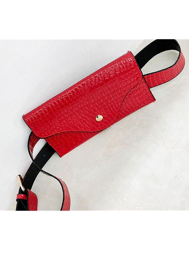 NIBEMINENT Retro Style Waistpack Red  - Image 3