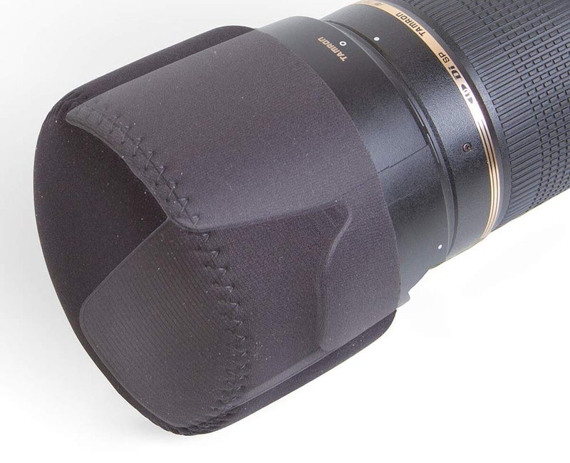 OP/Tech USA Hood Hat â€“ Universal Lens Cap for DSLR & Digital Cameras | Neoprene Camera Lens Hood, Soft Cap for Camera Lens & Protection - XXL (Black) - Made in USA - Image 5