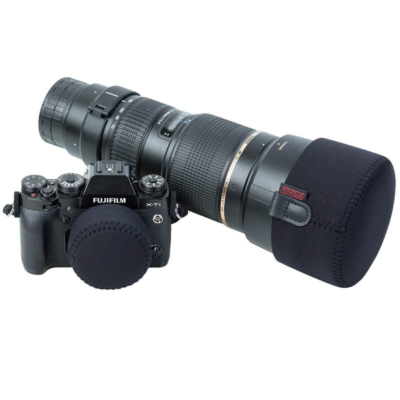 OP/Tech USA Hood Hat â€“ Universal Lens Cap for DSLR & Digital Cameras | Neoprene Camera Lens Hood, Soft Cap for Camera Lens & Protection - XXL (Black) - Made in USA - Image 3