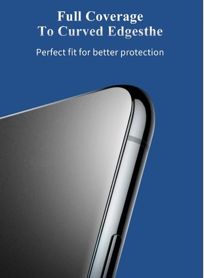 عام 2 Pack Privacy Screen Protector for vivo V50 ,Support Fingerprint Unlock 9H High hardness Tempered Glass Film,Anti-Scratch Case - Image 4